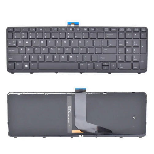 SUNMALL Replacement Keyboard Compatible with HP ZBOOK 15 G1 ZBOOK 15 G2 ZBOOK 17 G1 ZBOOK 17 G2 Series (with Backlight,No Pointer)