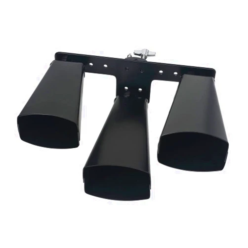 LP Latin Percussion Cowbell Giovanni LP570LTB Tri-Bell Set, Low-Melody, Black, (LP860386)