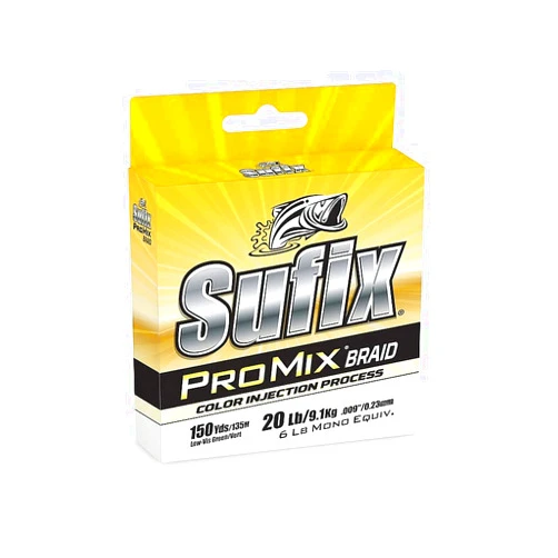 Sufix ProMix Braid 40 lb Low-Vis Green - 3500 Yds