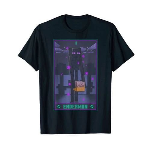 Minecraft Enderman Tarot T-Shirt