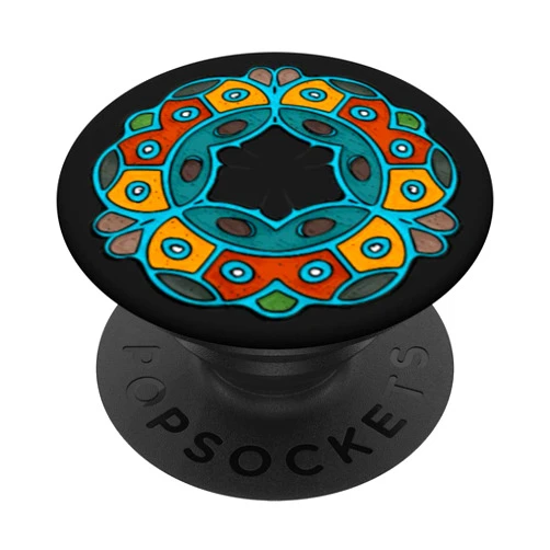 Taino Art Mandala SoLunAgua Taino Art Symbol Inspired Indigenous Mandala PopSockets PopGrip: Swappable Grip for Phones & Tablets