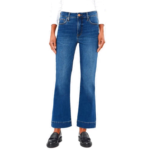 KUT from the Kloth Kelsey High Rise Ankle Flare Clean Hem