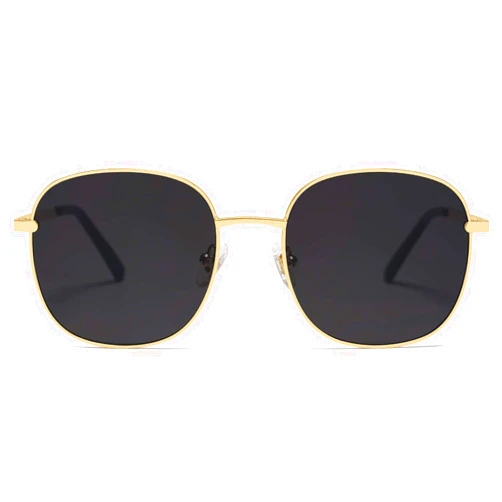 SOJOS Classic Trendy Square Sunglasses for Women Men Cute Big Frame Gold Shades SJ1137