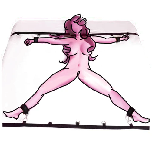 EroKun BDSM Straps Bondage Toys for Women Sexy Handcuffs Bracelets Set Bed Restraint for King/Queen Sized Bed Sex Resistance Bands Bedroom Adult Fun for Couples Sweater EK2