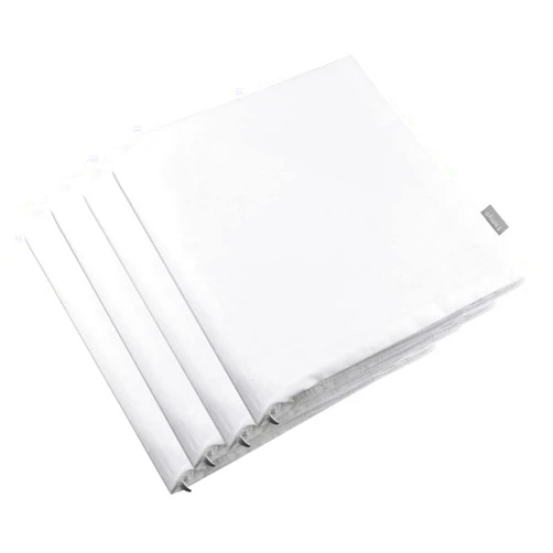 Thmyo 4-Pack 100% Cotton Comfortable Solid Decorative Throw Pillow Case Square Cushion Cover Pillowcase Sublimation Blank Pillow Covers DIY Throw Pillowcase for Sofa Bed Car(20x20inch/50x50cm,White)