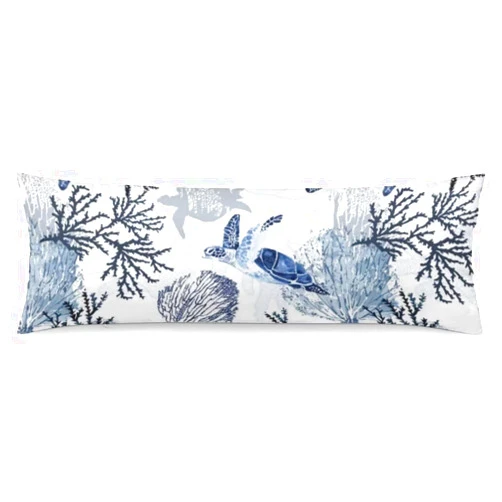 DINJUNA Sea Turtle Body Pillow Cover 20