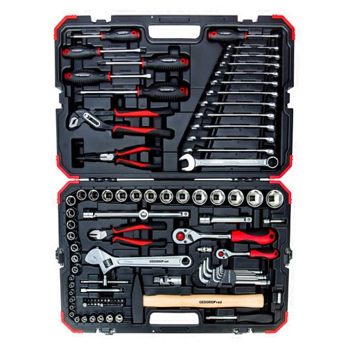 GEDORE RED Socket set 1/4+1/2 size10-32mm 100pcs R46003100