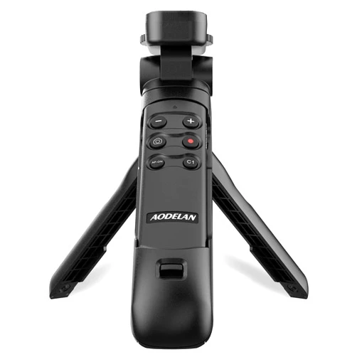 AODELAN Wireless Shooting Grip Tripod with Remote Control for Vlogging, for Sony ZV-E10,ZV-1F, ZV-E10 II, a6100, a6400, a6600, a7 III, a7R III, a7R IV, a9, a9 II, Replace Sony GP-VPT2BT
