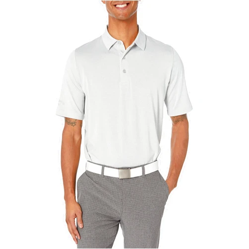 Callaway Men's Swing Tech Ventilated Heather Jacquard Short Sleeve Golf Polo Shirt