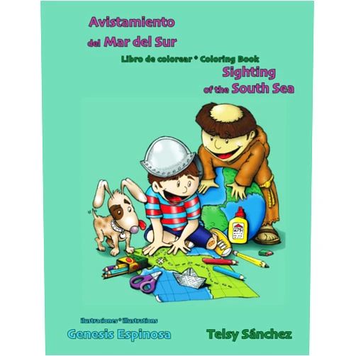 Spanish Edition by Telsy Sánchez (Author), Genesis Espinosa (Illustrator) Avistamiento del Mar del Sur * Sighting of the South Sea: Libro de colorear * Coloring Book (Spanish Edition)