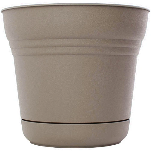 Bloem 818573014870 SP0760 Saturn Planter, 7-Inch, Peppercorn