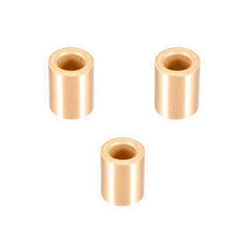 uxcell Bearing Sleeve 6mm Bore x 10mm OD x 12mm Length Self-Lubricating Sintered Bronze Bushings 3pcs