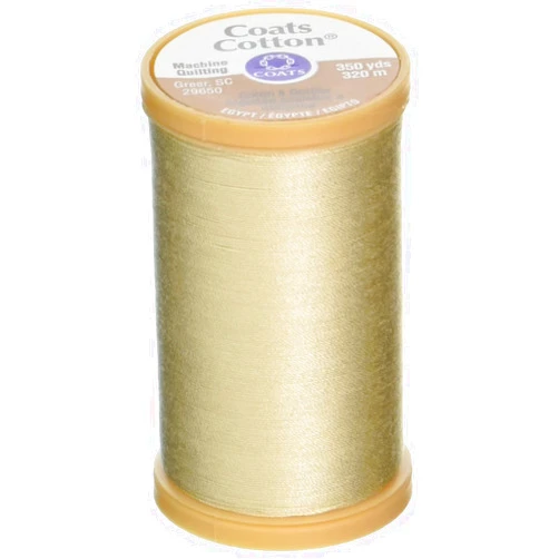 Coats Thread & Zippers Coats Machine Quilting Cotton Thread 350yd-Ecru, Ecru