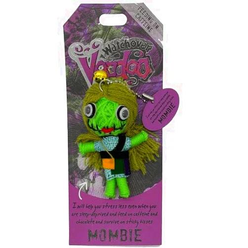 Watchover Voodoo 3-Inch Mombie Keychain - Handcrafted Gift to Bring Good Luck and Positivity Everywhere You Go