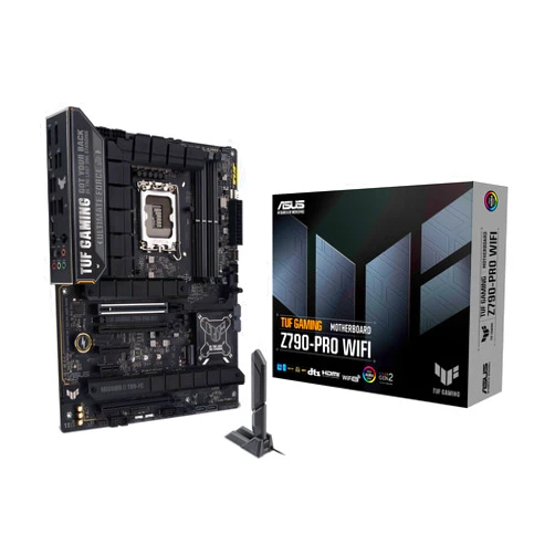 ASUS TUF Gaming Z790-PRO WiFi 6E LGA 1700(Intel 14th &13th&12th Gen) ATX Gaming Motherboard DDR5,PCIe 5.0X 16,Front Panel USB 20Gbps Type-C,Thunderbolt 4, Q-Antenna, 2.5Gb LAN,AI OVERCLOCKING
