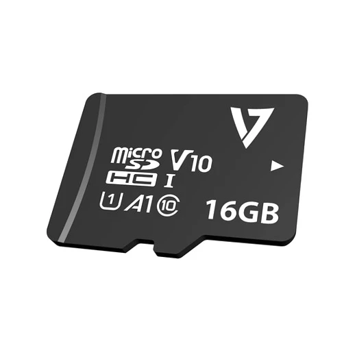 V7 Memory VPMSDH16GU1 16gb Micro Sdxc V10 U1 A1 Cl10 Flsh Max 90mbs Read 10mbs Wrt