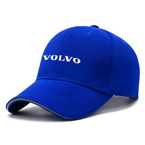 HMMZF Car Logo Baseball Caps for Volvo, Printing Adjustable Golf Dad Hat Racing Motor Outdoor Sunshade Breathable Men Women,A