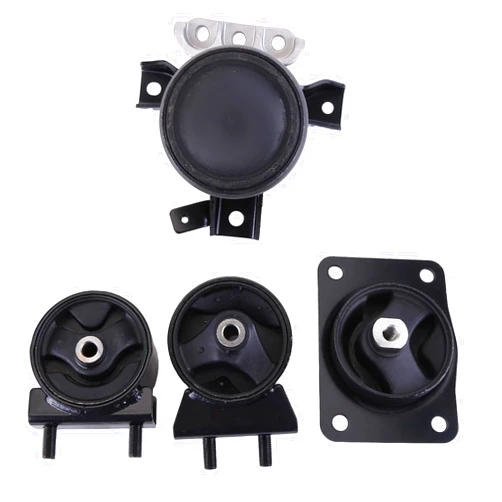 Slakerbe Engine Motor and Trans Mount Set of 4, 1171080J00 1172080J00,1161054L11 1162080J00 Engine Motor Mount & Trans Mount Set Compatible for Suzuki for SX4 2010 2011 2012 2013
