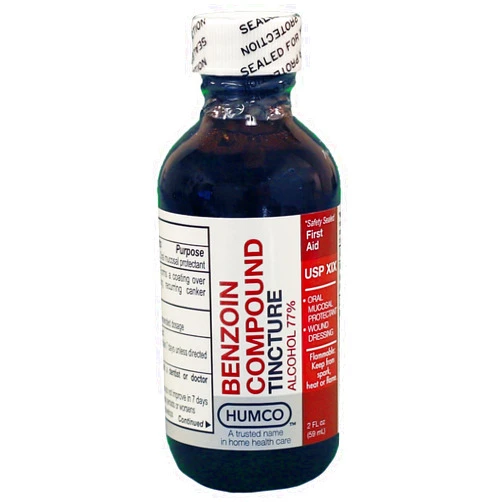 Humco 24392001 Benzoin Compound Tincture, USP, 2 oz.