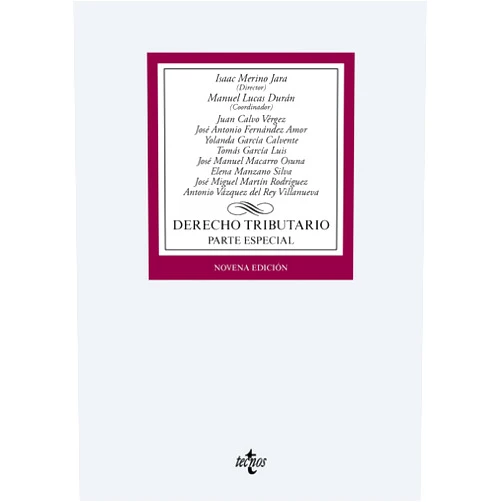 Spanish Edition by Isaac Merino Jara (Author), Manuel Lucas Durán (Author), Juan Calvo Vérgez (Author), José Antonio Fernández Amor (Author), Yolanda García Calvente (Author), Tomás García Luis (Author), Elena Manzano Silva (Author), Antonio Vázquez del Rey Villanueva (Author), Isaac Merino Jara (Editor) & 6 more Format: Kindle Edition Derecho tributario: Parte especial (Derecho - Biblioteca Universitaria de Editorial Tecnos) (Spanish Edition)