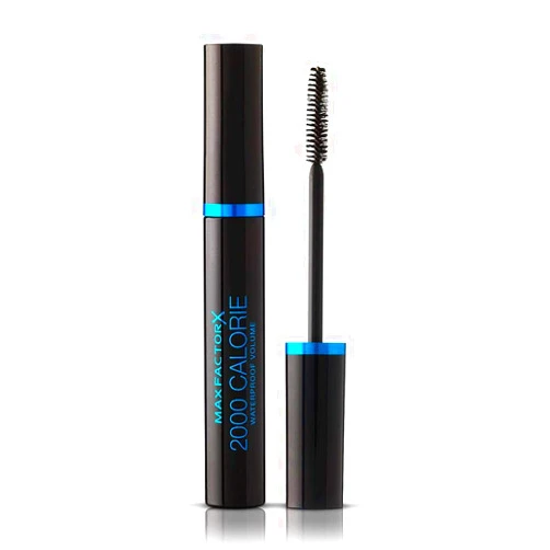 Max Factor 2000 Calorie Mascara Waterproof - Rich Black Max Factor Mascara Women 10 ml (Pack of 3)