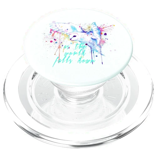 LVB Art As The World Falls Down Owl PopSockets MagSafe PopGrip for iPhone 12, 13, 14