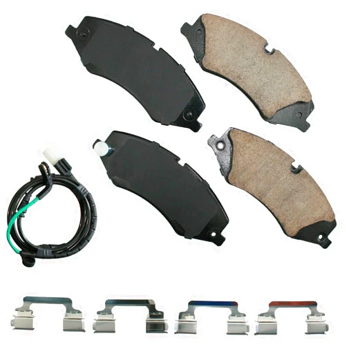 Akebono EUR1479 Euro Ultra Premium Ceramic Disc Brake Pad Kit, GREY
