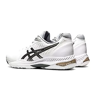 ASICS Women's Netburner Ballistic FF Volleyball Shoes 6.5 White/Black