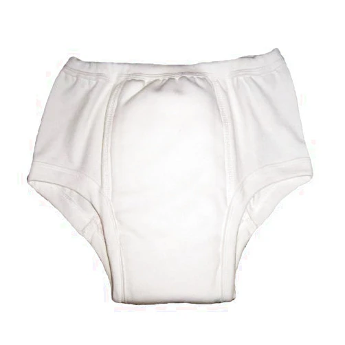Baby Pants Adult - My First Training Pants - Medium White