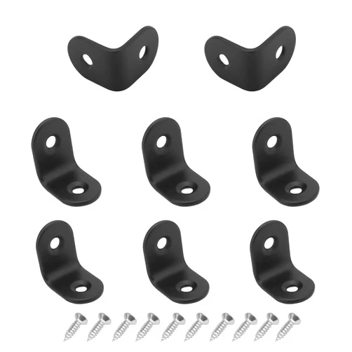 MroMax 8PCS L-Shaped Angle Bracket 0.79