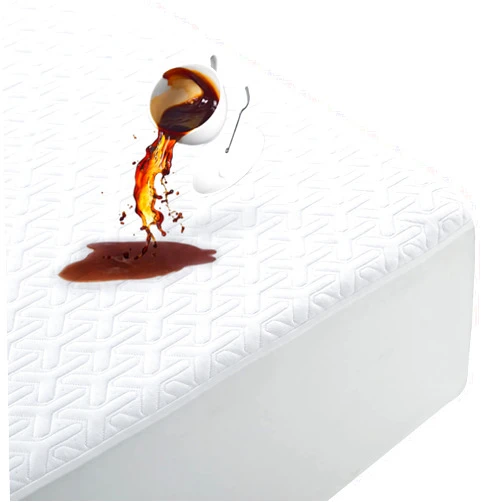 MERITLIFE Premium 100% Waterproof Queen SizeMattress Protector, 2 Pack(Y+ BEE) Cooling Queen Mattress Pad Cover,Soft Breathable All-Round 360° Protection Noiseless Vinyl Free Washable