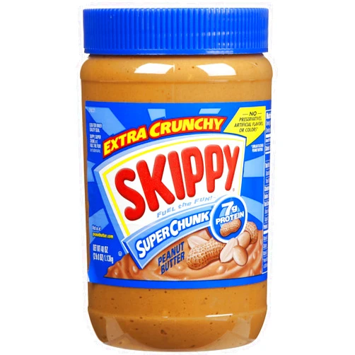 Skippy, Peanut Butter, Super Chunk, 40oz Jar (Pack of 2)