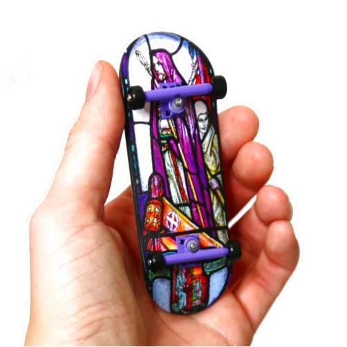 Teak Tuning Heat Transfer Graphic 34mm Fingerboard Complete - St. Columbia Stained Glass Edition