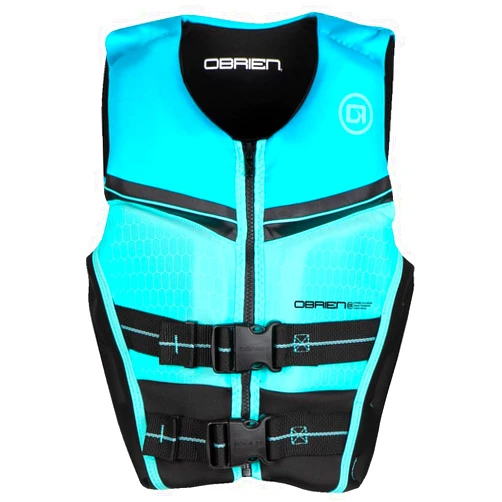 O'Brien Youth Large Flex V-Back CGA Life Jacket (64-88 lbs), Aqua