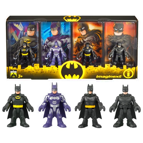 Fisher-Price Imaginext DC Super Friends Batman Toys 85th Anniversary Collection Movie Figure Set for Adult Fans & Preschool Kids Ages 3+ Years