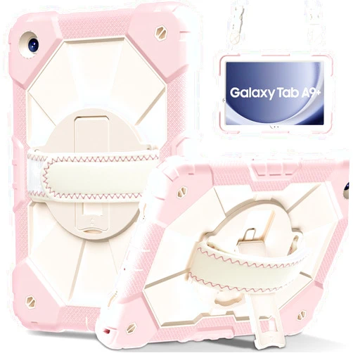 Meifei for Samsung Galaxy Tab A9 Plus 11 Inch 2023 (SM-X210/X216/X218), Heavy Duty Hard PC Soft Silicone Shockproof Rugged High Impact Protective Kickstand Case for Samsung A9 Plus Tablet 11 Inch 2023
