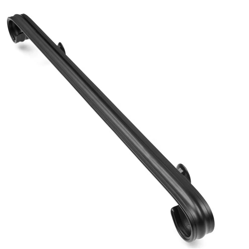 Vezek 4 Ft Wrought Iron handrail Stair Rail Grab Bar Kit Matte Black Railing Staircase Handrails