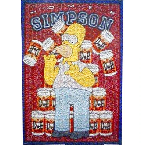 MostlyPosters.com The Simpsons - Homer Simpson - Mosaic - New Poster