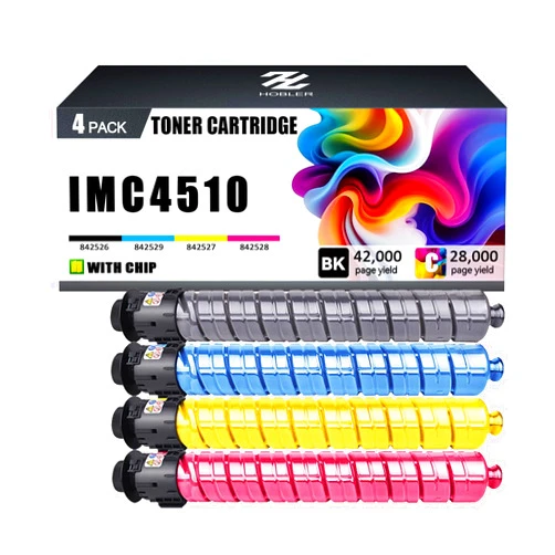 ADFNDA IM C4510 Toner Cartridges Compatible for Ricoh 842526 842529 842528 842527 Toner Cartridge Work for Ricoh IMC4510 IMC6010 IMC5510 IMC7010 Printers