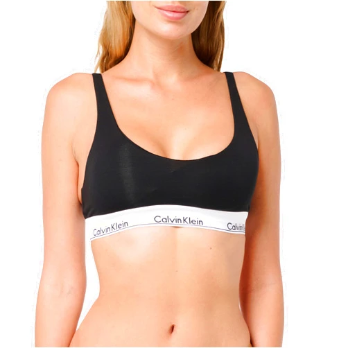 Calvin Klein Women's Modern Cotton Lightly Lined Scoopneck Bralette