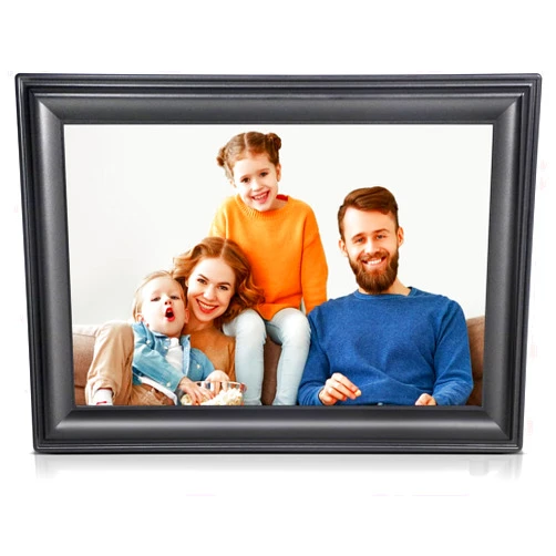 Canupdog 10.1 Inch WiFi Digital Picture Frame, 1280x800HD IPS Touch Screen Digital Photo Frame Electronic,16GB Memory, Auto-Rotate, Wall Mountable, Share Photos/Videos Instantly via Uhale App from Anywhere