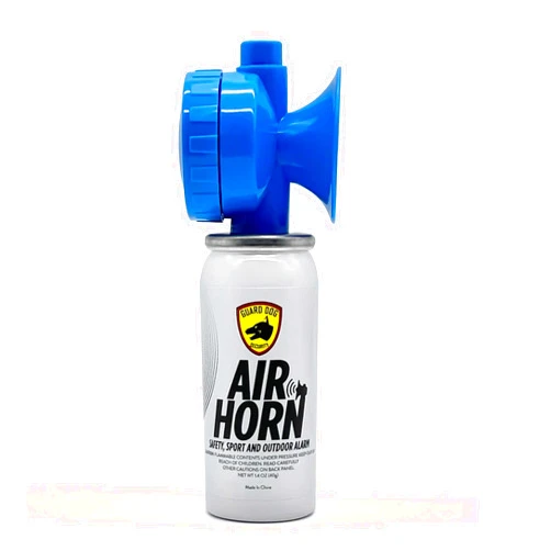 Guard Dog Security Air Horn for Boating, Sporting events & Outdoor alarm - Very Loud Canned Boat Accessories - 120 dB can be heard 1 mile away - 1.4oz Can (1.4 oz With horn)