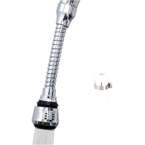 Caylingdee Faucet Extension Tubes, Swivel Faucet Aerator 360 Degrees Rotatable Faucet Extender Kitchen Sink Aerators For Home Kitchen Bathroom Sink Tap Head