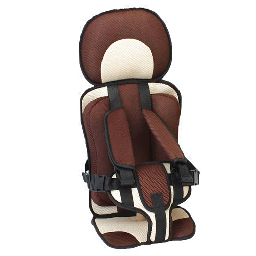 Aetherix Child Car Seat Belt Strap Cover, Auto Travel Cushion Easy Portable Seat Belt Foldable Car Seat Cushion, Golf Cart Baby Seat Straps Beige