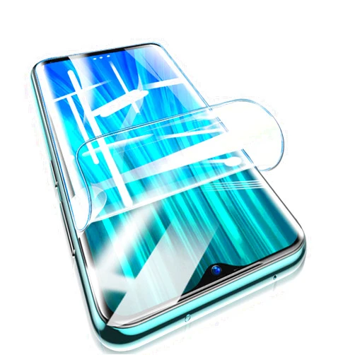 ZHOUMOLIN 2PCS Hydrogel Film Soft Cover Screen Protector, for iPhone 11 Pro X Xr Xs Max 6 6S 7 8 Plus SE 2020