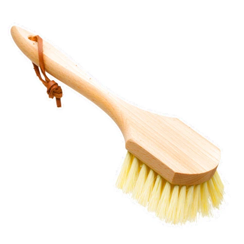 Redecker Tampico Fiber Garden Cushion Brush with Oiled Beechwood Handle, Outdoor Upholstery and Furniture Brush, Made in Germany