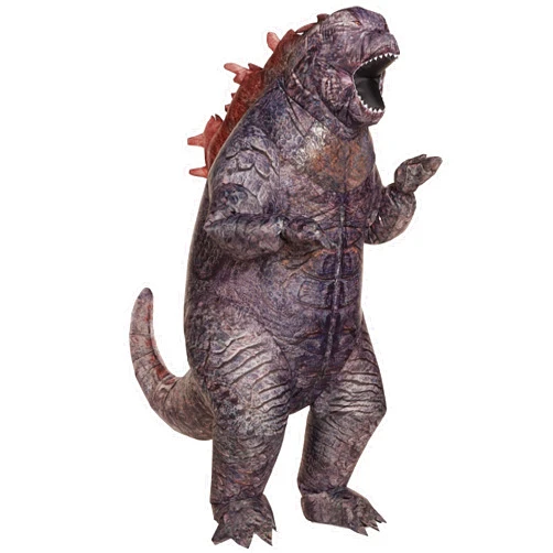 Spirit Halloween Godzilla x Kong: The New Empire Kids Inflatable Godzilla Costume| Officially Licensed