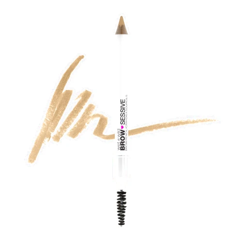 wet n wild Brow-Sessive Brow Pencil, Ultra-Precise Dual Ended Spoolie Brush for Perfect Buidlable Blendable Shaping, Natural Lasting Shades for Every Brow, Cruelty-Free & Vegan - Taupe(Packaged)