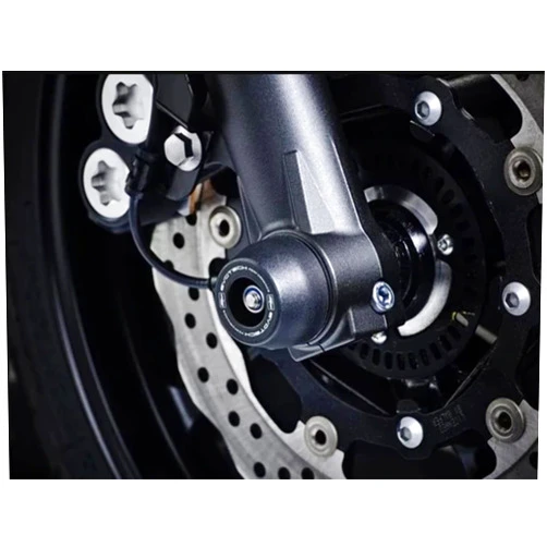 Evotech Performance Front Wheel Spindle Sliders to fit Yamaha FZ07-MT07-XSR700. Years 2013 onwards. PRN012942