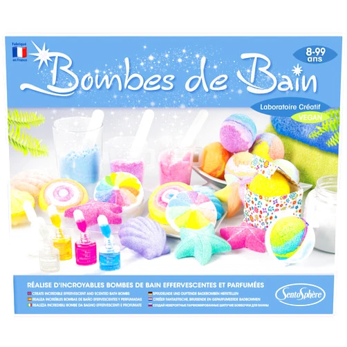 Sentosphère Bath Bombs DIY Making Kit - Make Your Own Spa Science Kit for Ages 8-99